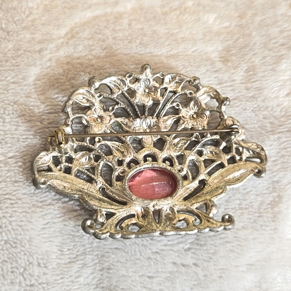 #267 VINTAGE brooch silver tone - Picture 4 of 5